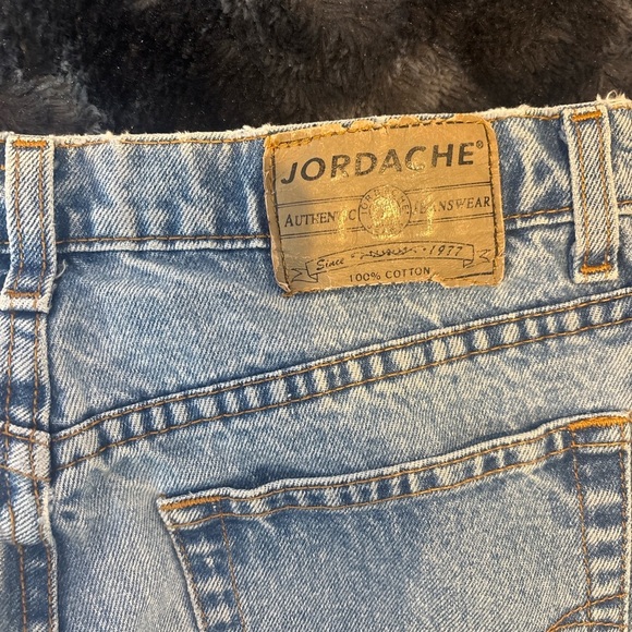 Vintage 90s Jordache Light Blue Denim Jeans high raise tapered mom jeans 11/12 - Picture 7 of 7